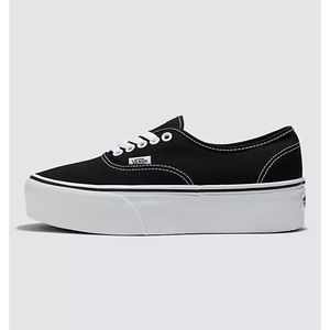 Platform Black Classic Vans